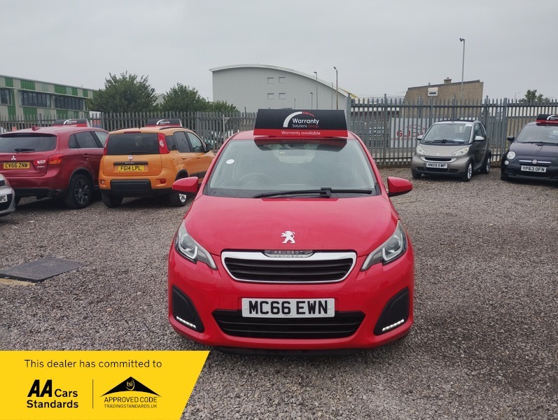 Peugeot 108 Active 20Rd Tax Ulez Red #6