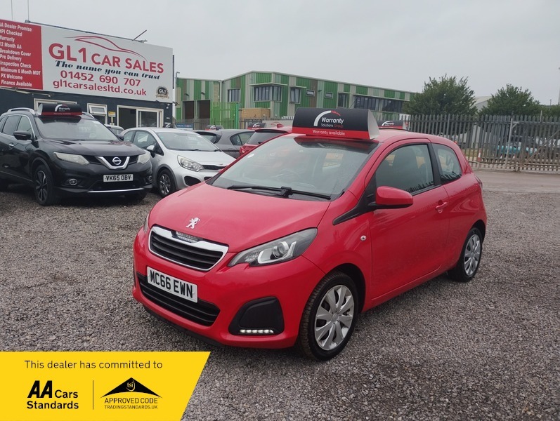 Peugeot 108 Active 20Rd Tax Ulez Red
