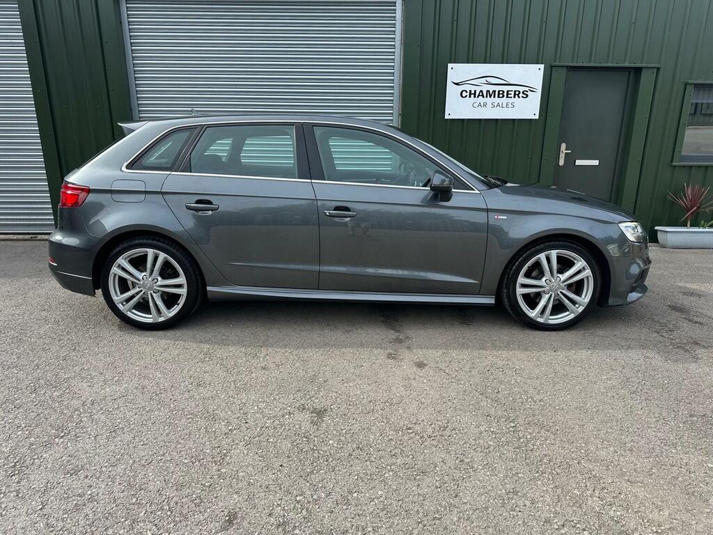 Audi A3 1.6 Tdi S Line Sportback Euro 6 Ss Grey #2
