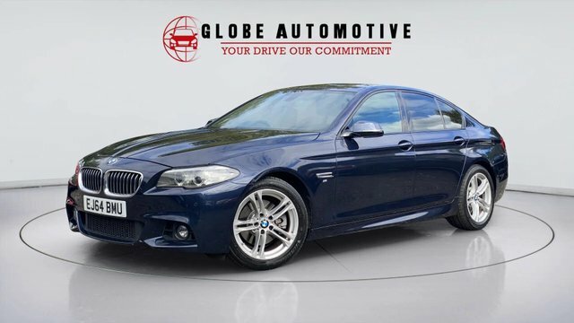 BMW 5 Series 2014 2.0 520D M Sport Euro 6 Ss Blue #2