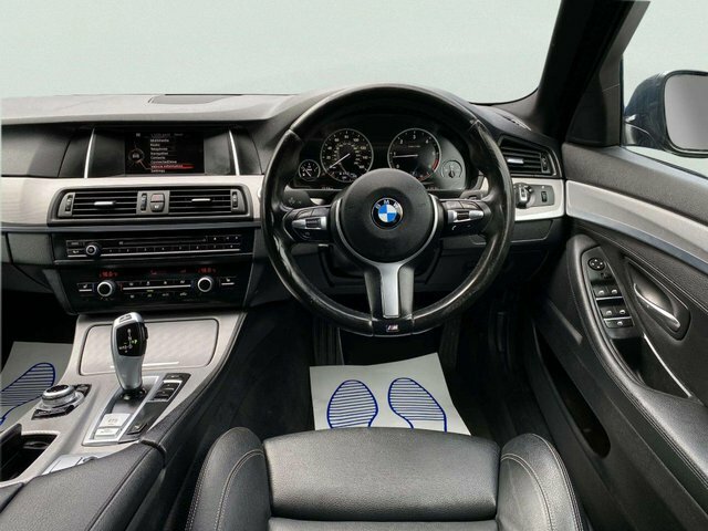 BMW 5 Series 2014 2.0 520D M Sport Euro 6 Ss Blue #3