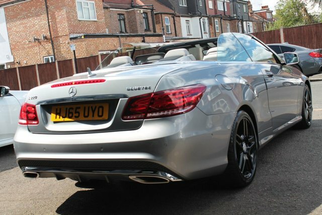 Mercedes-Benz E Class 2015 2.1 E220 Bluetec Amg Line Cabriolet Diese HJ65UYO Silver #4