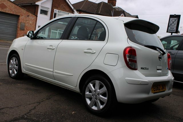Nissan Micra 2012 1.2 Dig-s Tekna Hatchback Cvt Euro White #5