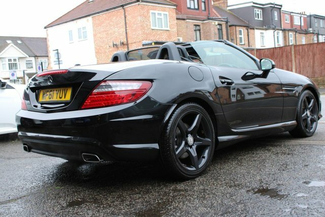 Mercedes-Benz SLK 2012 1.8 Slk200 Blueefficiency Amg Sport Edition 1 Black #3