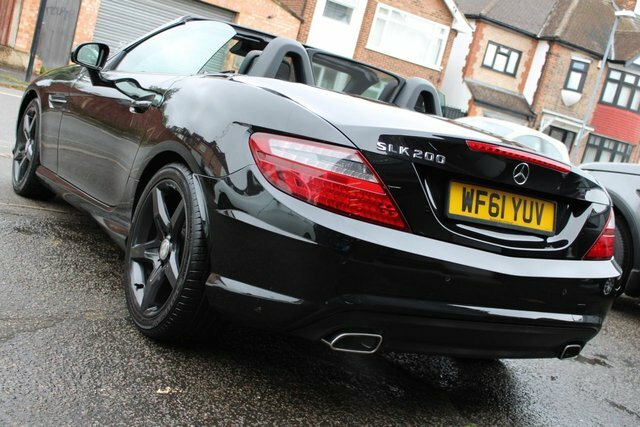 Mercedes-Benz SLK 2012 1.8 Slk200 Blueefficiency Amg Sport Edition 1 Black #5