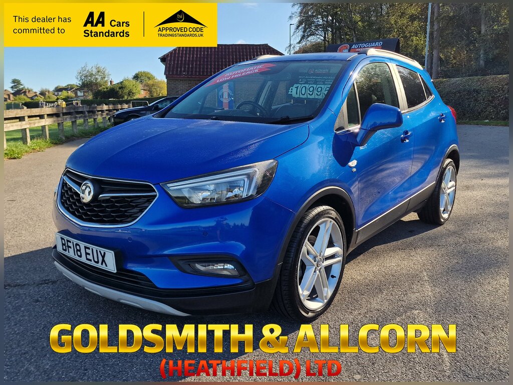 Vauxhall Mokka X 1.4I Turbo Elite Nav Suv Euro 6 1 Blue