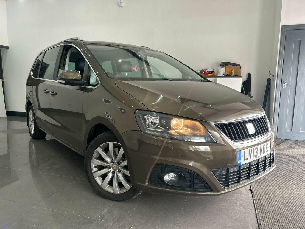Seat Alhambra 2.0 Tdi Se Lux Dsg Euro 5 Ss Brown #4