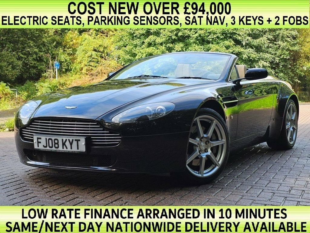 Aston Martin Vantage Convertible Black