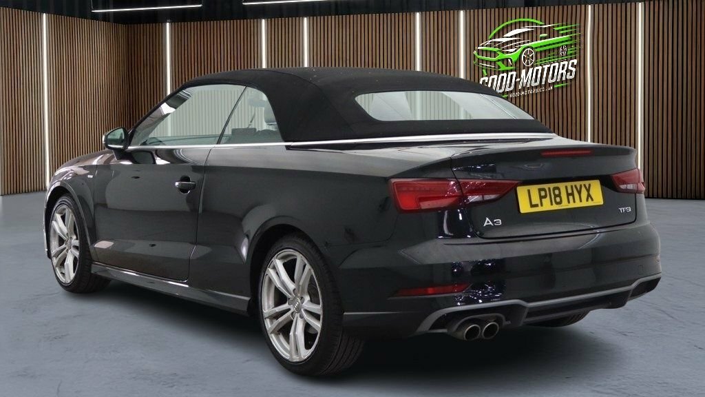 Audi A3 Cabriolet 1.5L S Line Black #5