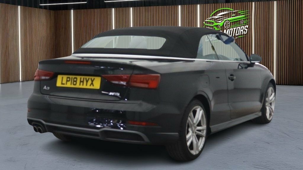 Audi A3 Cabriolet 1.5L S Line Black #4
