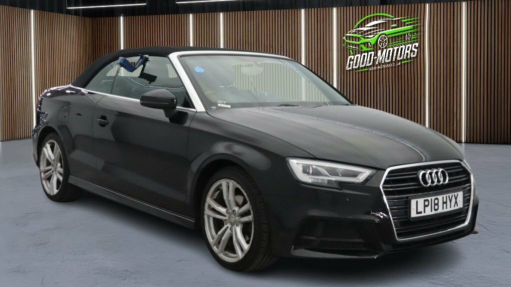 Audi A3 Cabriolet 1.5L S Line Black #2