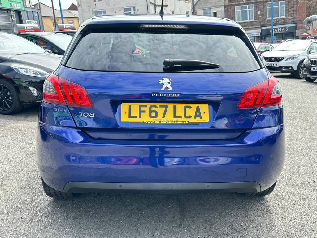 Peugeot 308 1.2 Puretech Allure Euro 6 Ss Blue #6