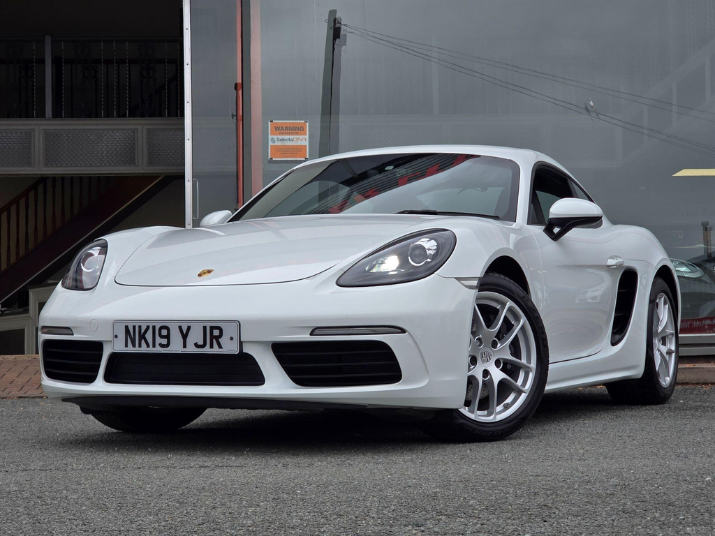 Porsche 718 Cayman 2.0T Pdk Euro 6 Ss White #5