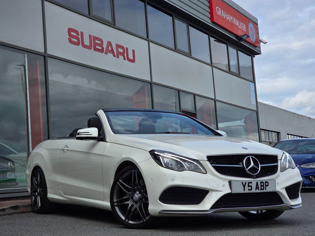 Mercedes-Benz E Class 3.5 V6 Amg Line Edition Cabriolet G-tronic Euro 6 White