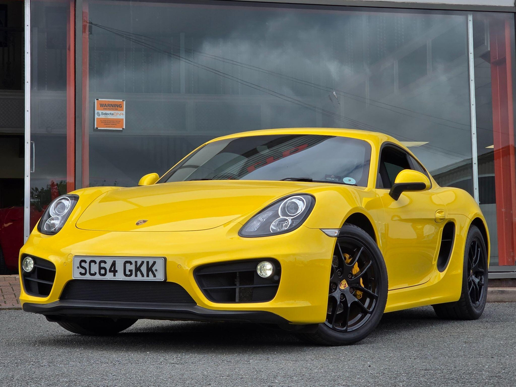 Porsche Cayman Coupe Yellow #3