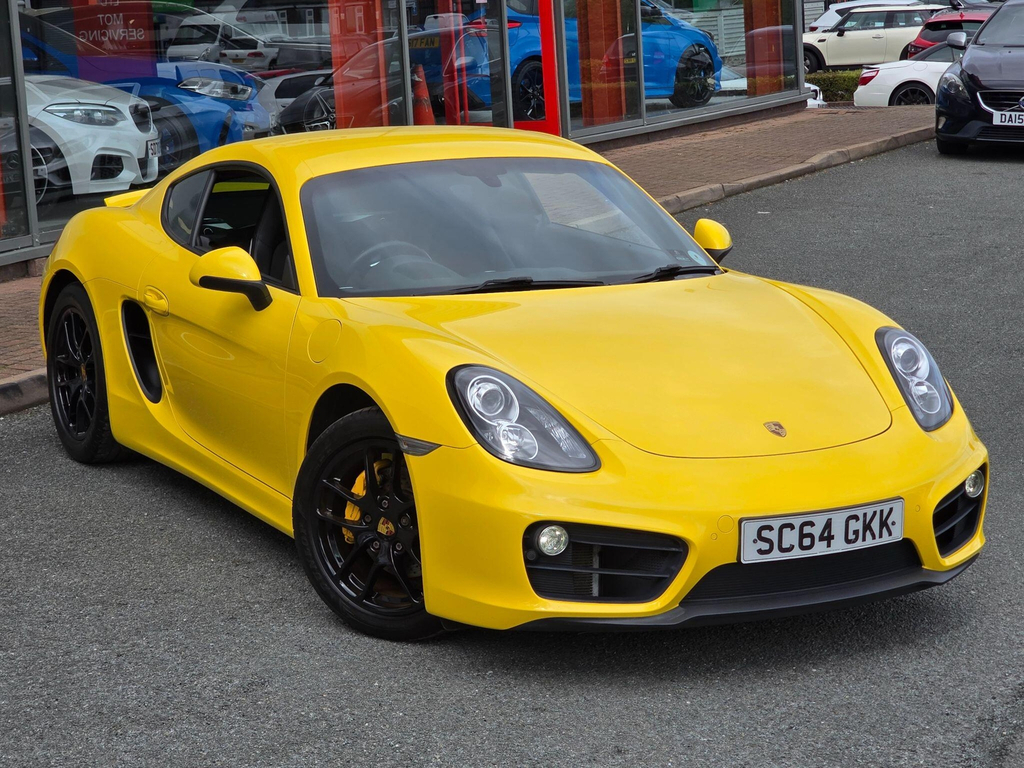 Porsche Cayman Coupe Yellow #4