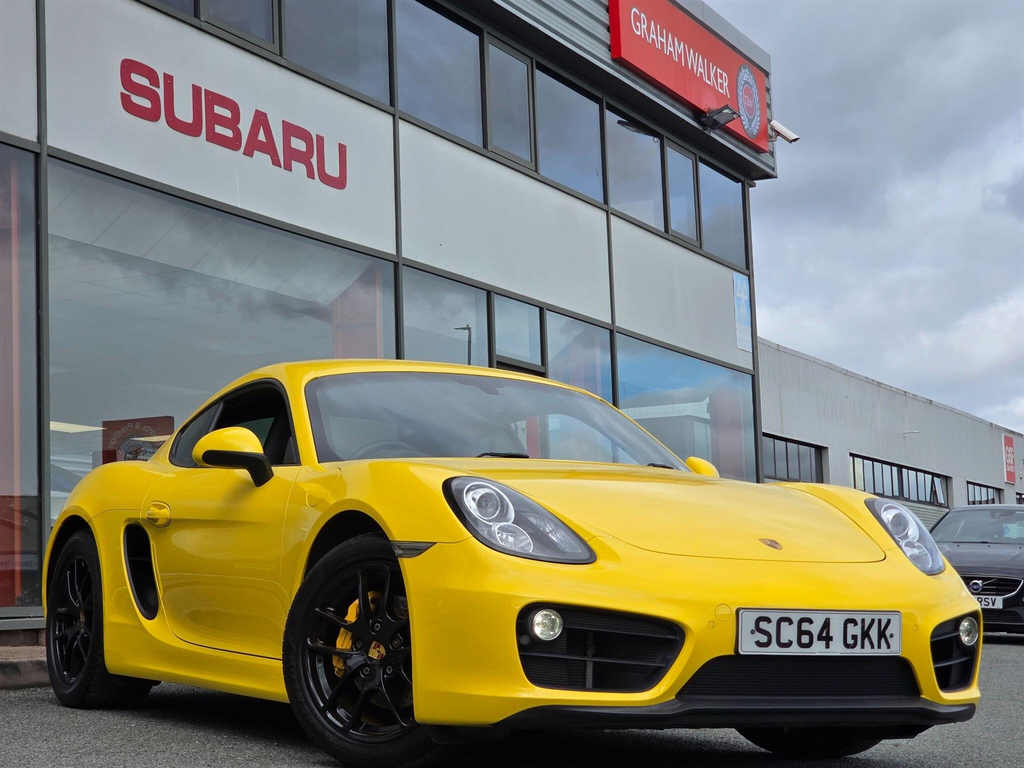 Porsche Cayman Coupe Yellow