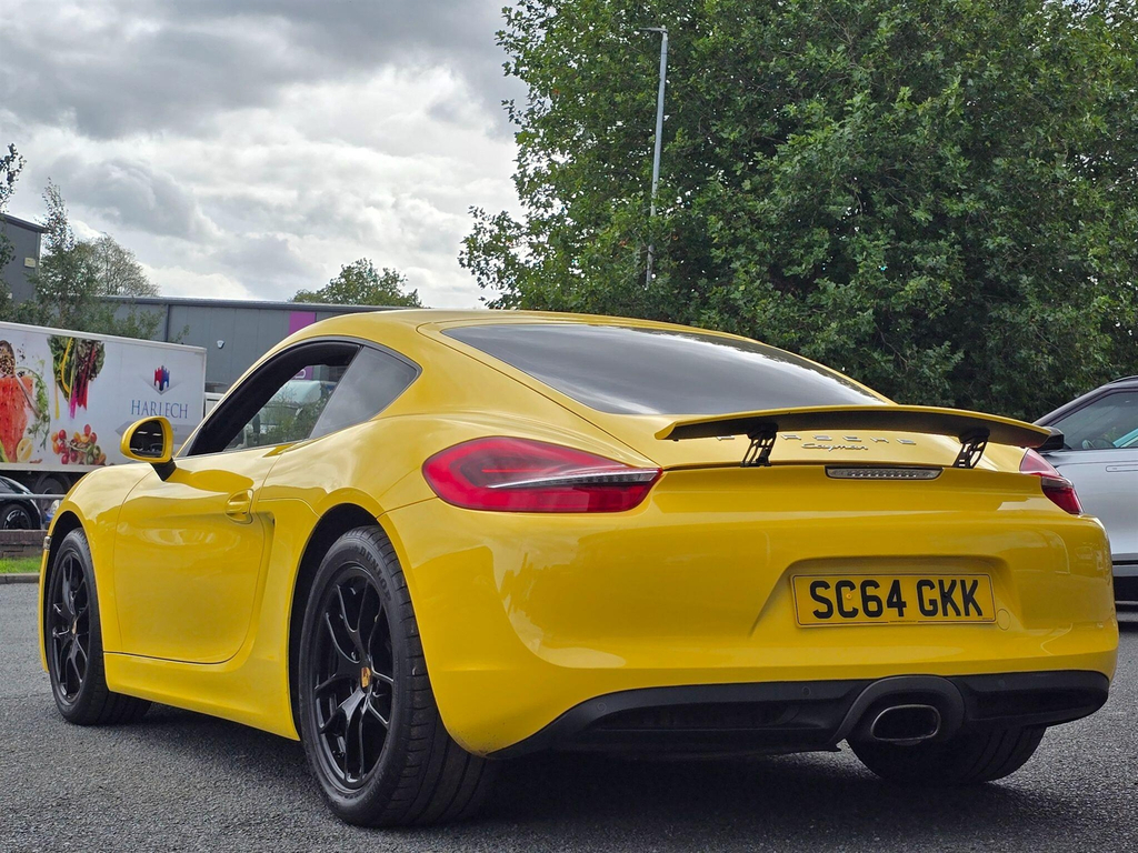 Porsche Cayman Coupe Yellow #2