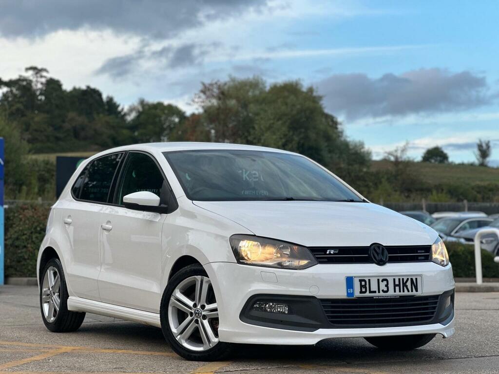 Volkswagen Polo Hatchback 1.2 Tsi R-line Euro 5 201313 White