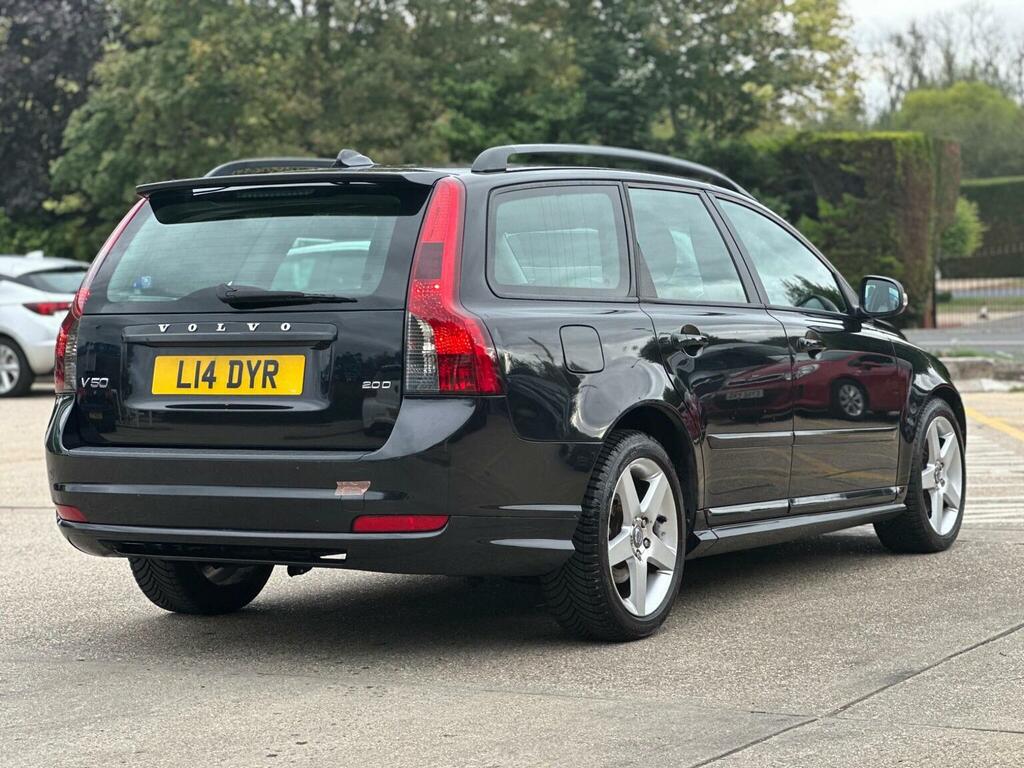 Volvo V50 Estate 2.0D R-design Euro 4 200959 Black #3