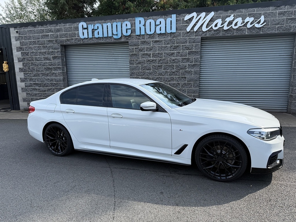 BMW 5 Series 520D Mht M Sport U1863 Ulez White