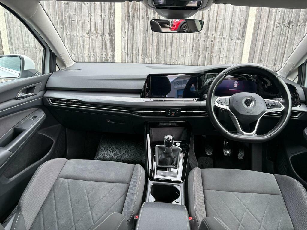 Volkswagen Golf 1.5 Etsi Mhev R-line Dsg White #7