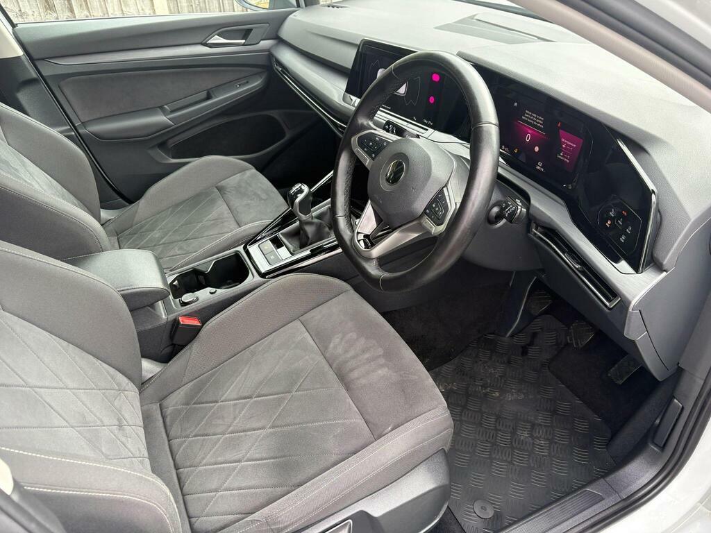 Volkswagen Golf 1.5 Etsi Mhev R-line Dsg White #9