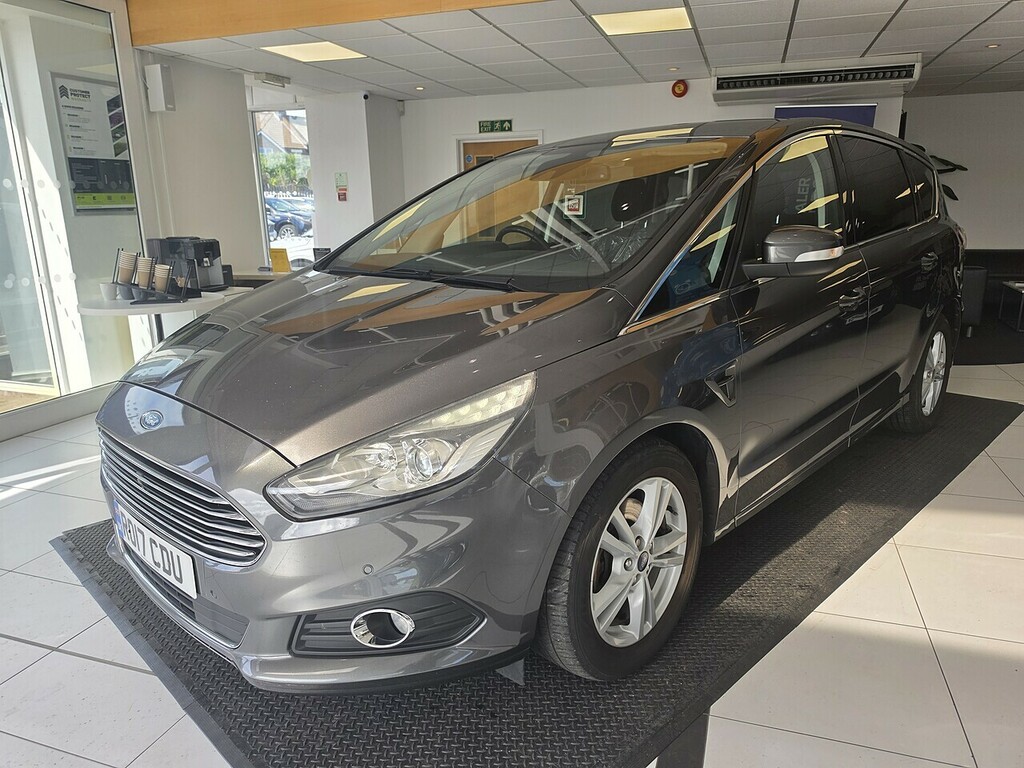 Ford S-Max 2.0 Tdci Titanium Mpv Powershift Euro 6 RO17CDU Grey #3
