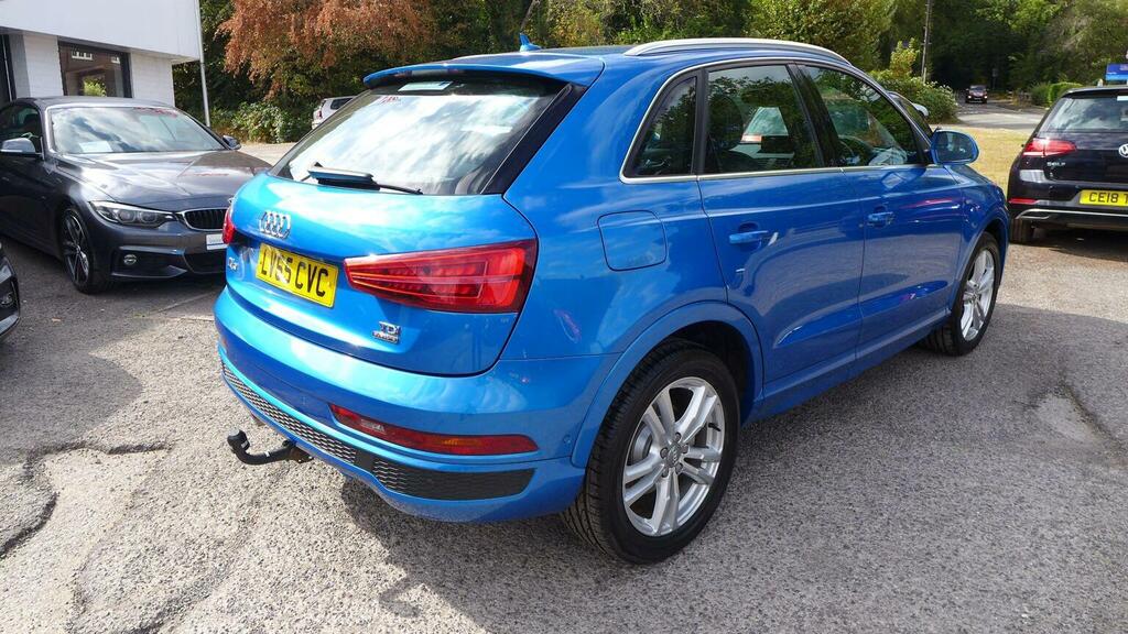 Audi Q3 2.0 Tdi S Line S Tronic Quattro Euro 6 Ss Blue #5