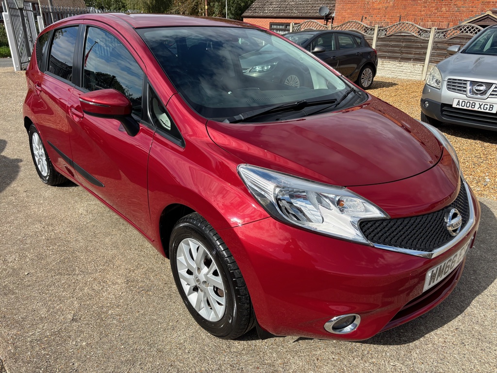Nissan Note 1.2 Acenta Premium Euro 6 S S Red