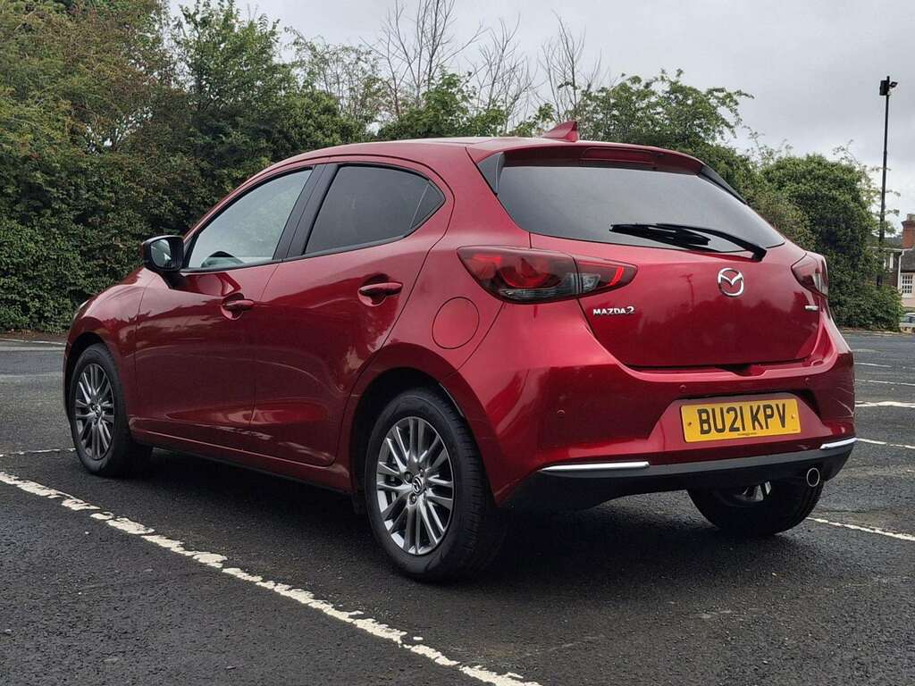 Mazda 2 1.5 90Ps Sport Nav Blue Cloth Red #2