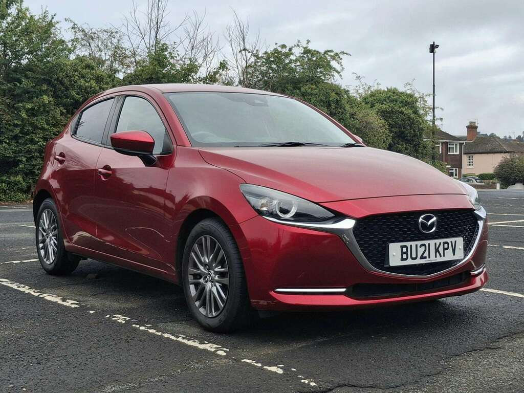 Mazda 2 1.5 90Ps Sport Nav Blue Cloth Red