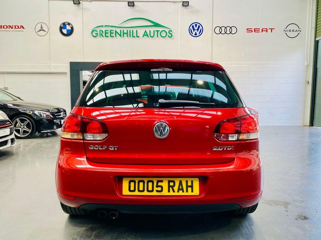 Volkswagen Golf 2.0 Tdi Gt Leather Euro 5 Red #3