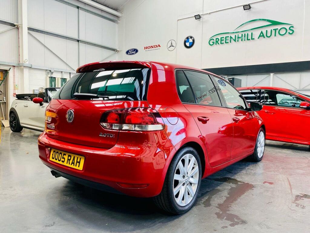 Volkswagen Golf 2.0 Tdi Gt Leather Euro 5 Red #4