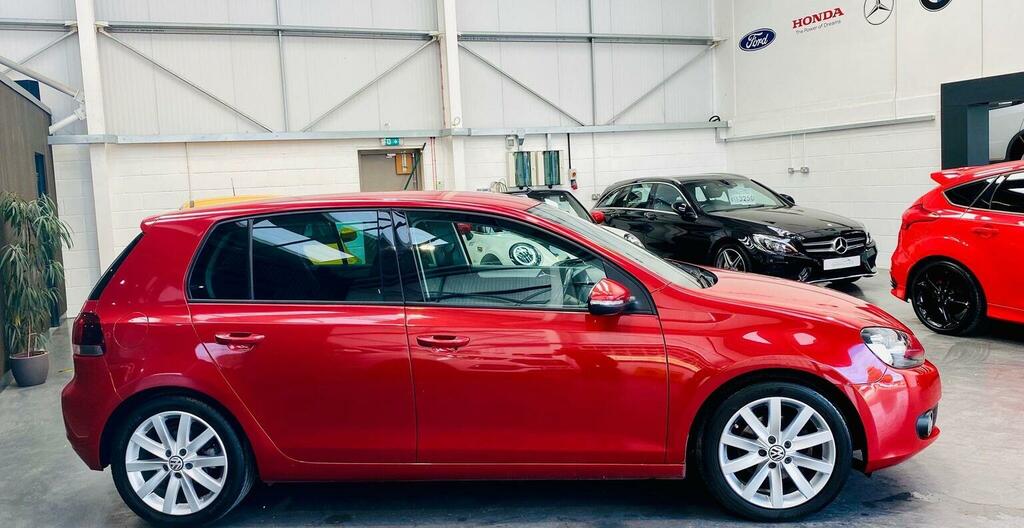 Volkswagen Golf 2.0 Tdi Gt Leather Euro 5 Red #5