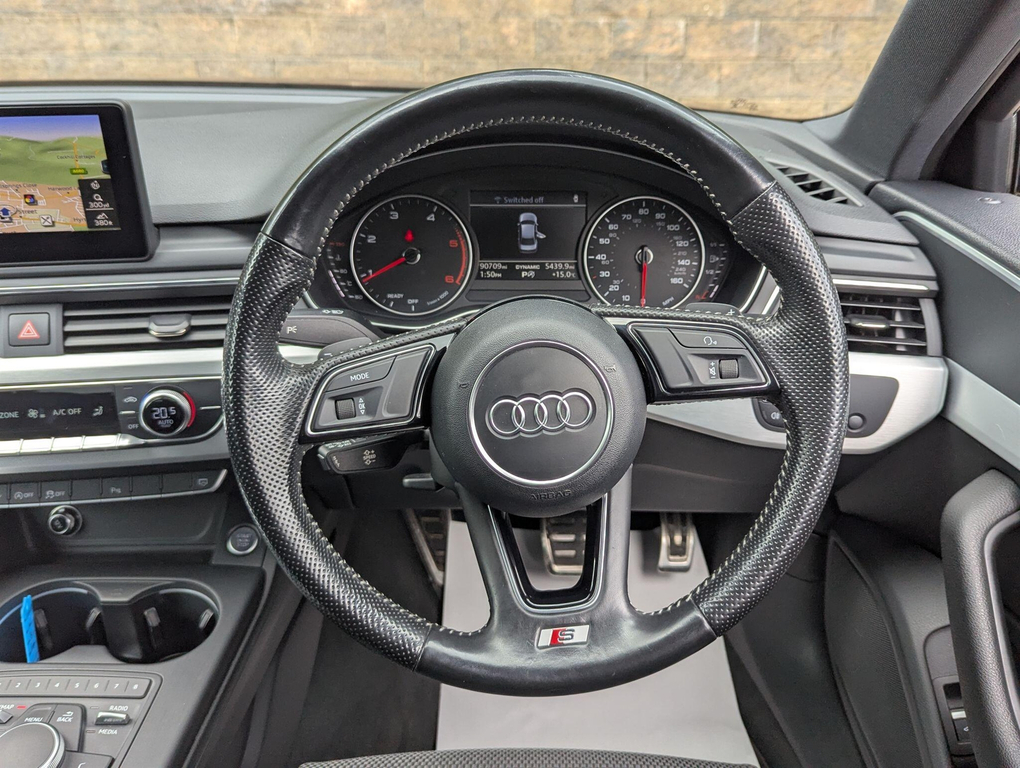 Audi A4 S Line 2.0 Tdi Quattro 190 Ps S Tronic White #12