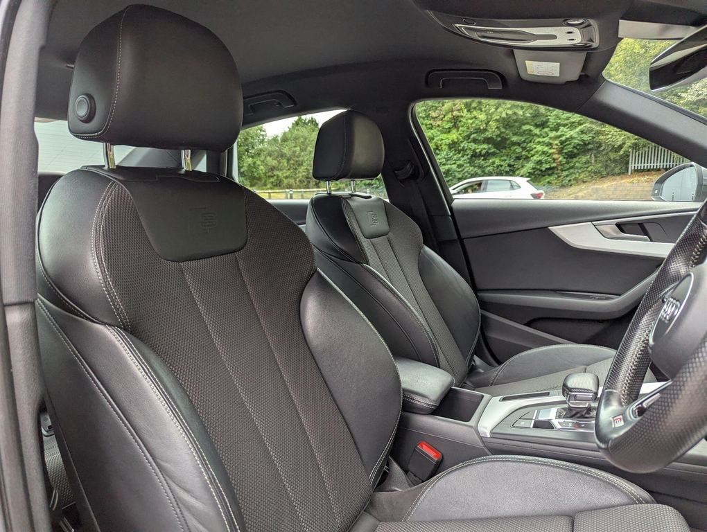 Audi A4 S Line 2.0 Tdi Quattro 190 Ps S Tronic White #7