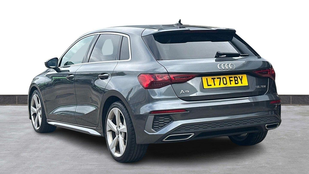 Audi A3 2.0 Tdi 35 S Line Sportback S Tronic Euro 6 Ss Grey #2