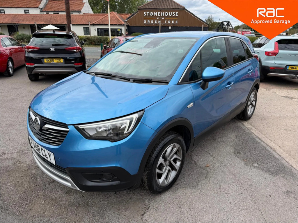Vauxhall Crossland X 1.2 Turbo Gpf Tech Line Nav Suv Eu Blue