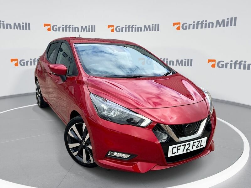 Nissan Micra 1.0 Ig-t Tekna Hatchback Euro 6 Red