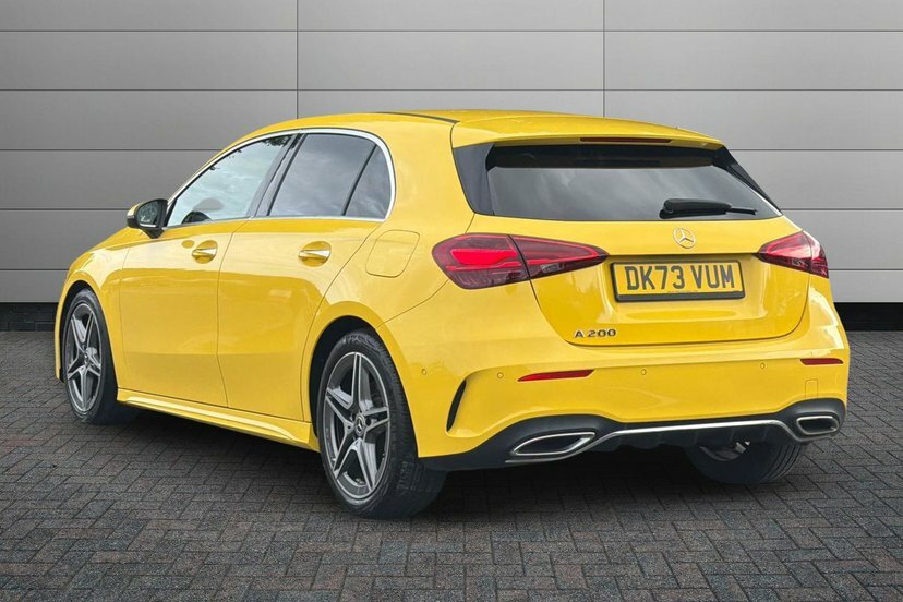 Mercedes-Benz A Class 1.3 A200h Mhev Amg Line Executive Hatchback Yellow