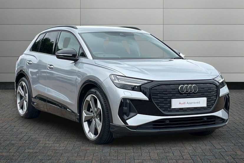 Audi Q4 E Tron 55 Black Edition Suv Quattro 82K FG24TXX Silver