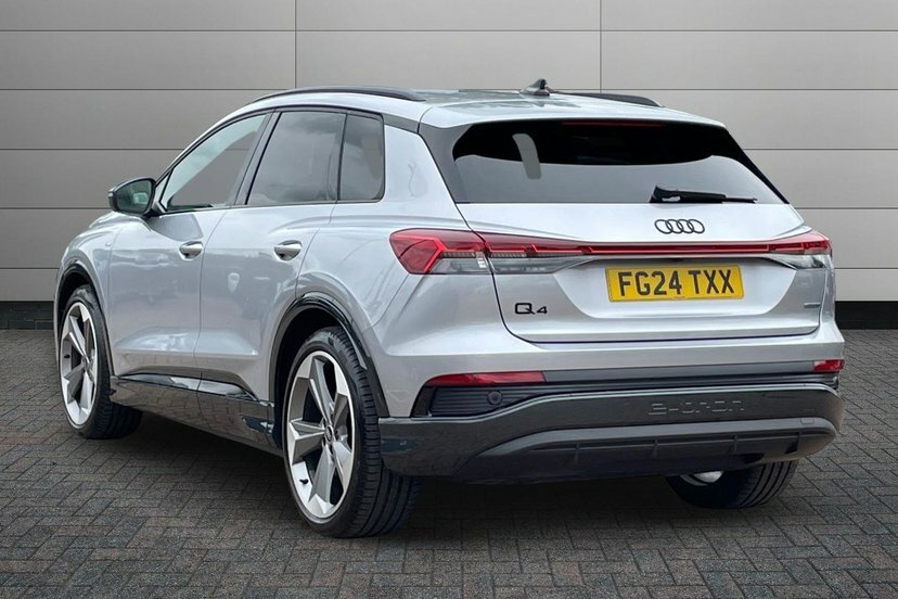 Audi Q4 E Tron 55 Black Edition Suv Quattro 82K FG24TXX Silver #3