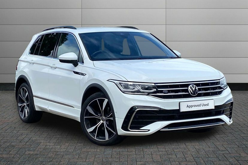 Volkswagen Tiguan 2.0 Tdi R-line Suv Dsg 4Motion 150 Ps White
