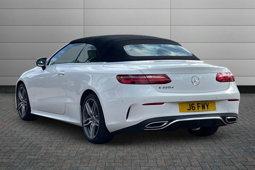 Mercedes-Benz E Class E220d Amg Line Cabriolet J6FWY White #3