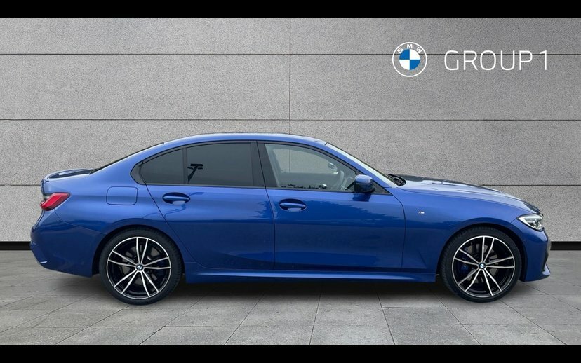 BMW 3 Series 330D Xdrive M Sport Saloon Blue #3