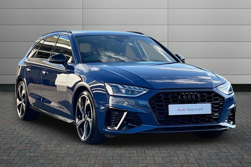Audi A4 Avant 2.0 Tfsi 40 Black Edition Estate S Tron Blue