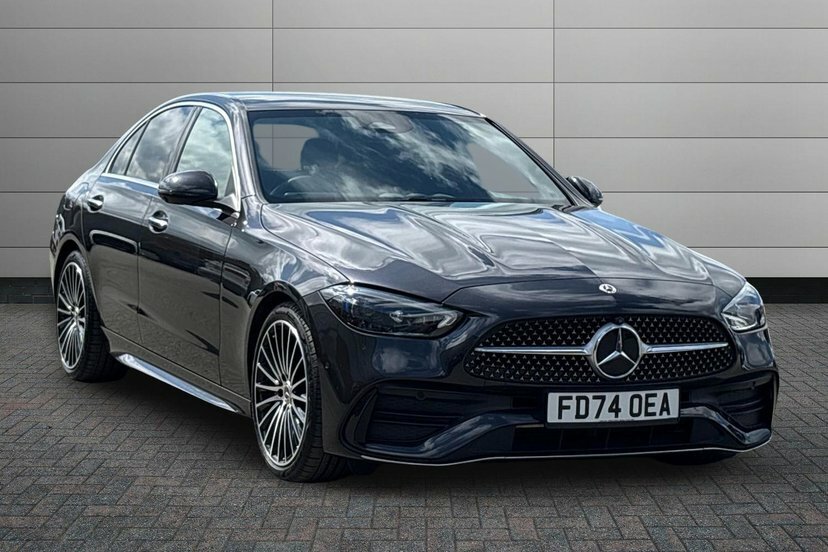 Mercedes-Benz C Class 2.0 C220dh Mhev Amg Line Premium Plus Saloon Grey