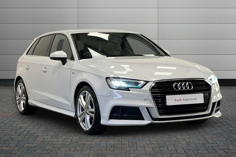 Audi A3 1.6 Tdi 30 S Line Sportback 116 White