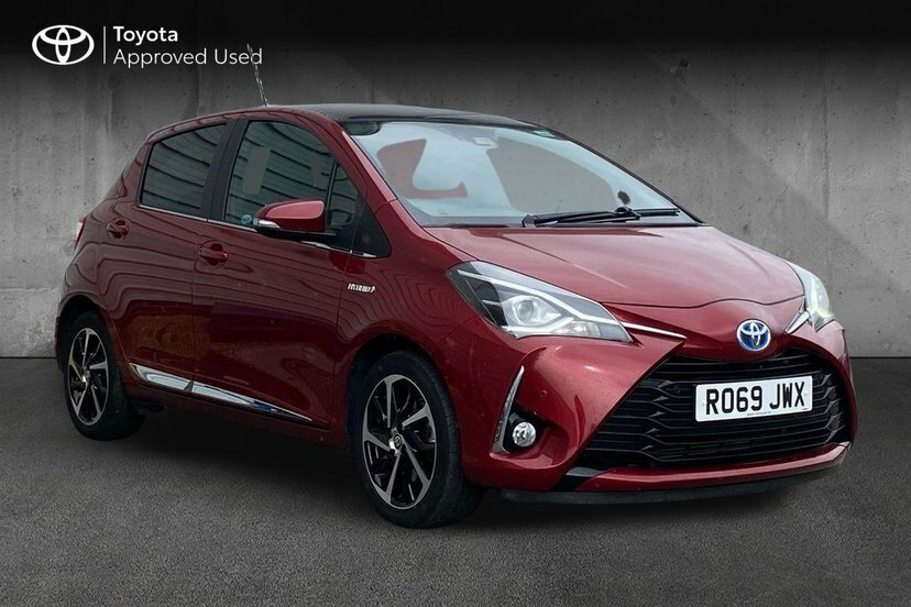 Toyota Yaris 1.5 Vvt-h Excel Hatchback Hybrid E-cvt Red